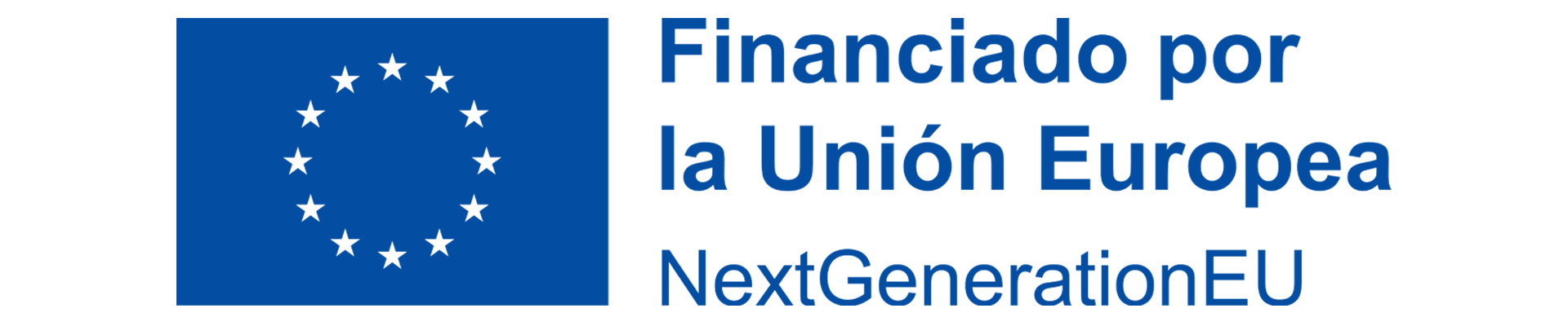 Logo Financiado por la Union Europea, fondos NextGeneration